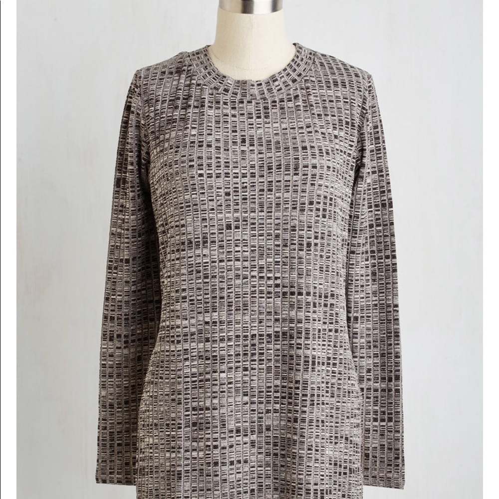 ModCloth Grey Sweater Style Tunic